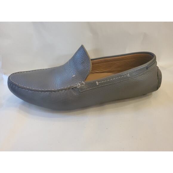 Hugo Boss Men’s Moccasin Slip-On Soft Leather Loafer Blue BlueSize 43/US 9.5 main image 8